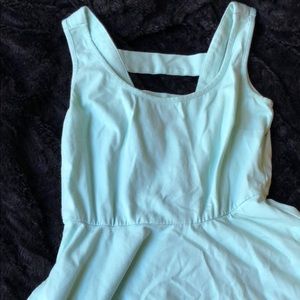 Tiffany Blue Strap Back Dress
